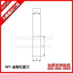 杰峰金剛石直刀PCD金剛石雙刃銑刀PCD木工直刀修邊機木工直刀具WY